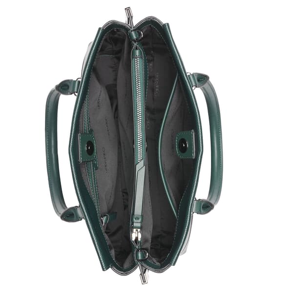 Calvin Klein Bianca Solid Satchel w/ Snap Closure