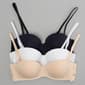 Womens Laura Ashley(R) 3pk. Micro Convert Bras LS7522-3PKF - image 1