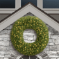 Puleo International 60in. Pre-Lit Warm White Utah Spruce Wreath - image 2