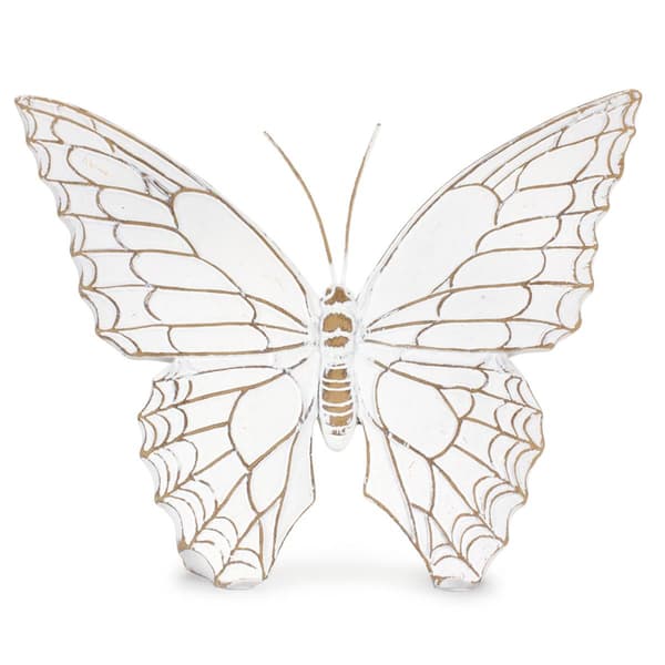 Melrose Stone Butterfly Shelf Sitter - Set of 3