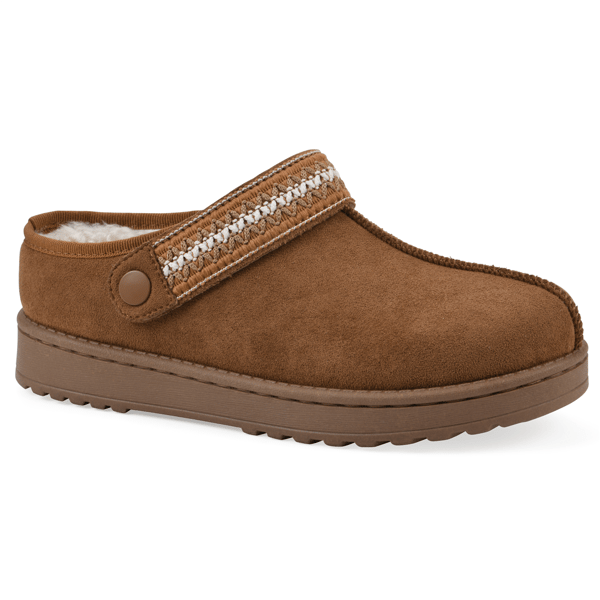 White Mountain Women''s Incast Faux Fur-Lined Clog - image 