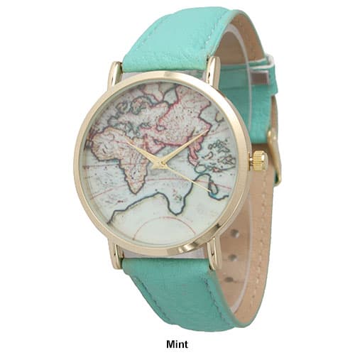 Womens Olivia Pratt Leather Travelers Watch - 13289
