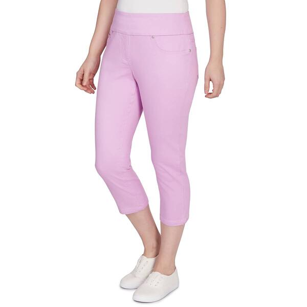 Womens Hearts of Palm Spring Into Action Stretch Capris Pants