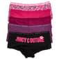 Womens Juicy Couture 5pk. Boyshorts Panties JC7530-5PKKH - image 3