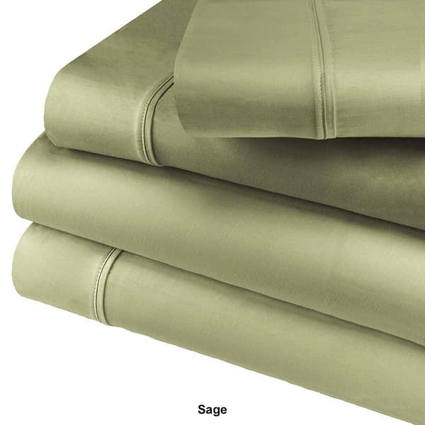 Superior Solid 600TC Cotton Blend Deep Pocket Sheet Set
