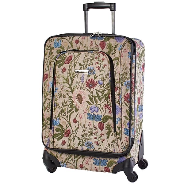 Leisure Woodbridge 25in. Leaf Print Spinner Luggage - image 