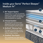 Perfect Sleeper Cascade Range 14" Medium Mattress -King - image 2