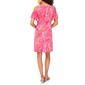 Petite MSK Cold Shoulder Paisley Swing Shift Dress - image 2