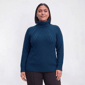 Plus Size Napa Valley Long Sleeve Cable Yoke Turtleneck Sweater - image 3