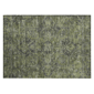 HomeRoots Moss Green & Grey Oriental Non Skid Accent Rug - image 2