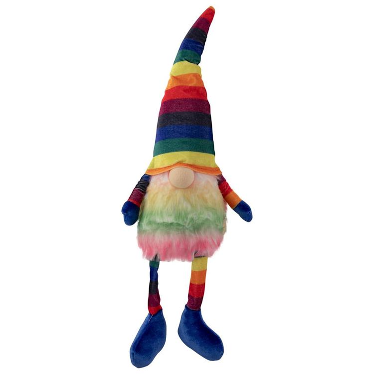 Northlight Seasonal Striped Rainbow Springtime Gnome Figurine