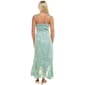 Juniors Emerald Sundae Floral Jacquard Cascade Ruffle Midi Dress - image 3