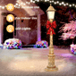 Puleo International 84in. Pre-Lit Warm White Outdoor Lamp Post - image 3