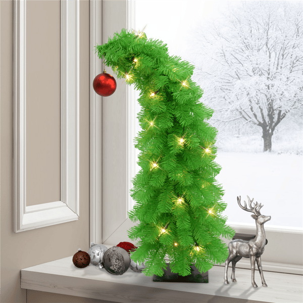 Puleo International 3ft. Pre-Lit Whimsical Christmas Tree