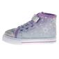 Little Girls Disney Frozen Anna and Elsa High-Top Sneakers - image 2