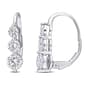 14kt Gold 1 3/4ctw. Lab Grown Diamond Earrings - image 1