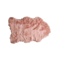 HomeRoots Dusty Rose Faux Sheepskin Washable Accent Rug - image 2