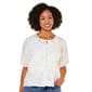 Plus Size Architect(R) Puff Sleeve Babydoll Tie Front Blouse - image 1