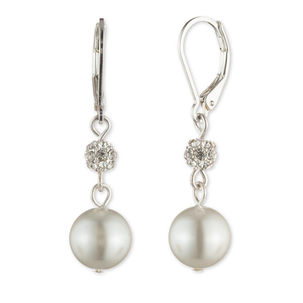 You're Invited Pearl Earrings with Lever Back - image 
