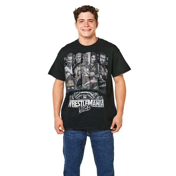 Young Mens WWE(R) WrestleMania 42 Short Sleeve Graphic Tee - image 