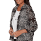 Womens Alfred Dunner Detail Driven Two In One Mesh Blouse - image 5