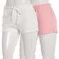 Juniors Eye Candy 2pk. Waffle Shorts - image 2