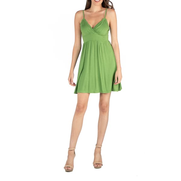 Womens 24/7 Comfort Apparel Surplice Sundress - image 
