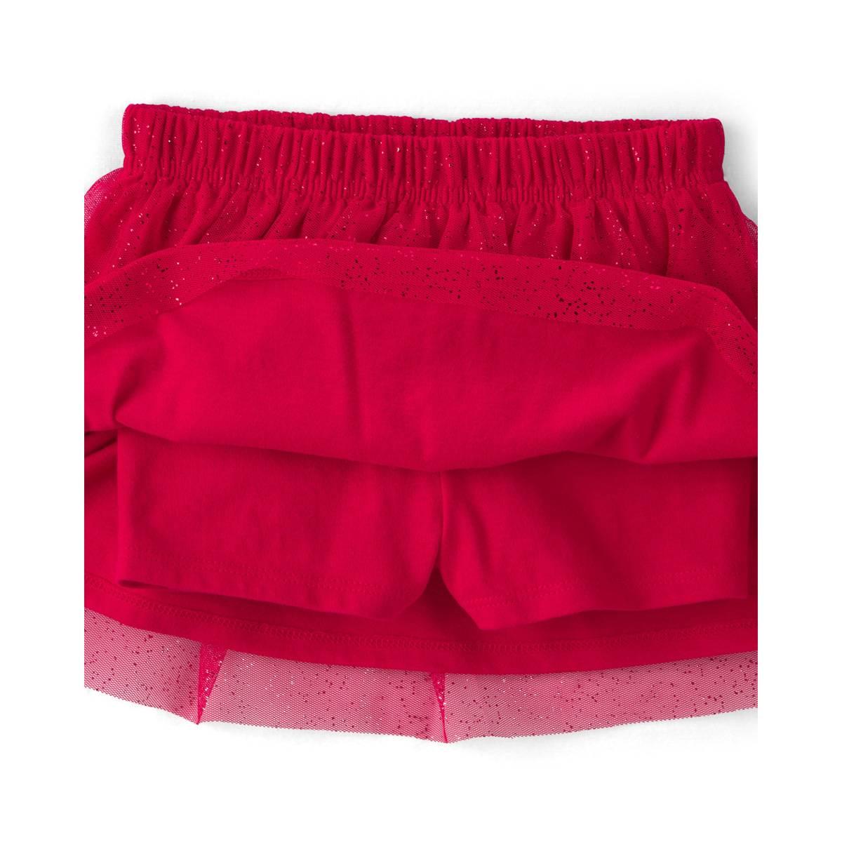 Toddler Girl Carter''s® Tulle Bow Fleece Top & Skort Set