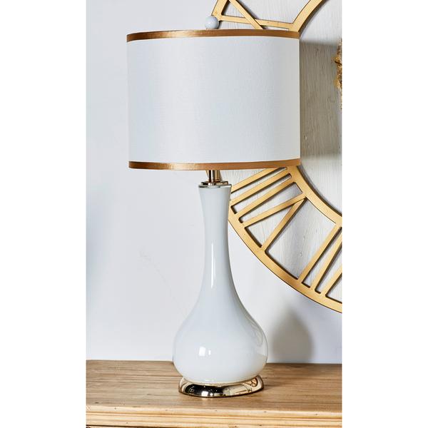 9th & Pike® Gold Metal Traditional Table Lamp