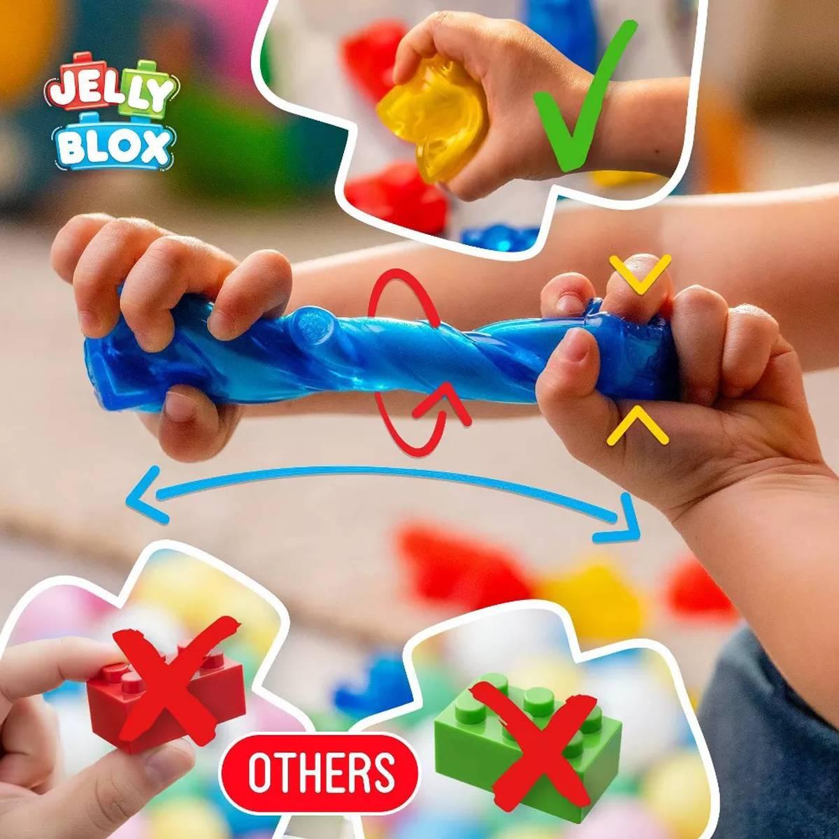 Pressman Jelly Blox Squishy Train Set