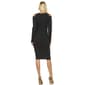 Womens White Mark Taline Midi Cold Shoulder Sweater Dress - image 2