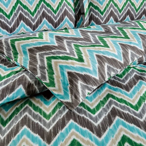 Bibb Home Darcy 4pc. Duvet & Down Alternative Comforter Set