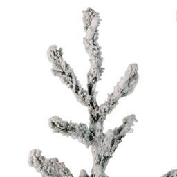 Northlight 3ft. Green Flocked Alpine Coral Christmas Tree