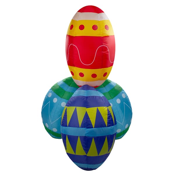 Northlight Seasonal 4ft. Inflatable Easter Eggs Outdoor Decor