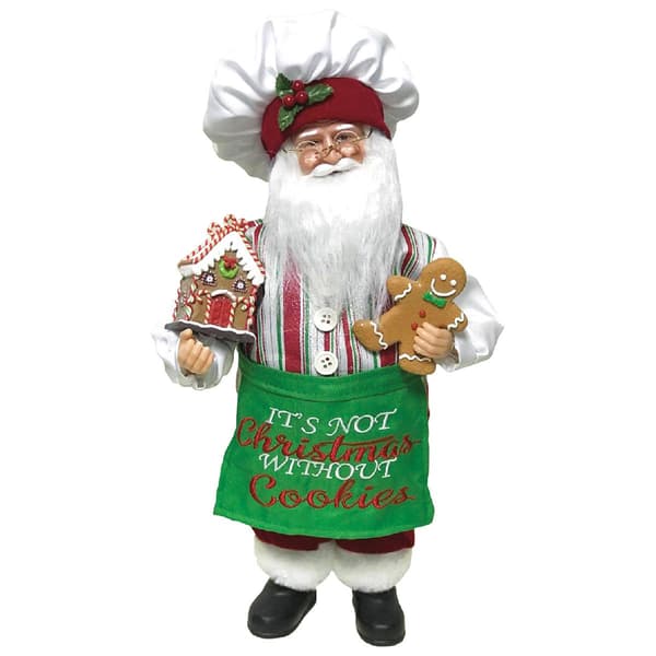Santa''s Workshop 15in. It''s Not Christmas without Cookies Claus - image 