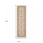 HomeRoots Rust Oriental Power Loom Stain Resistant Runner Rug - image 3