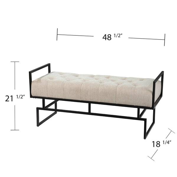 Southern Enterprises Coniston Upholstered Bench