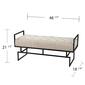 Southern Enterprises Coniston Upholstered Bench - image 5