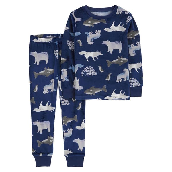 Toddler Boy Carter''s&#40;R&#41; 2pc. Arctic Animals Fleece Pajama Set - image 