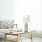 Simple Designs Textured Linear Ceramic Table Lamp w/Fabric Shade - image 7