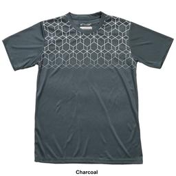 Mens Cougar® Sport Solid Geometric Chest Short Sleeve Tee