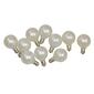 Northlight Seasonal 10pk. Pearl White G50 Globe Replacement Bulbs - image 2