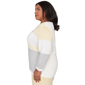 Plus Size Alfred Dunner Al Fresco Color Block 3/4 Sleeve Sweater - image 4