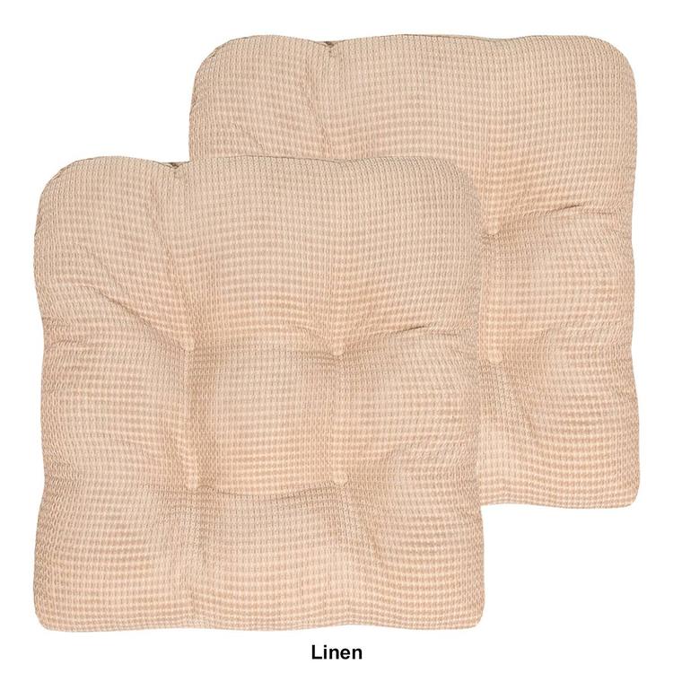 Sweet Home Collection Memory Foam Non-Slip Tufted Chair Cushion