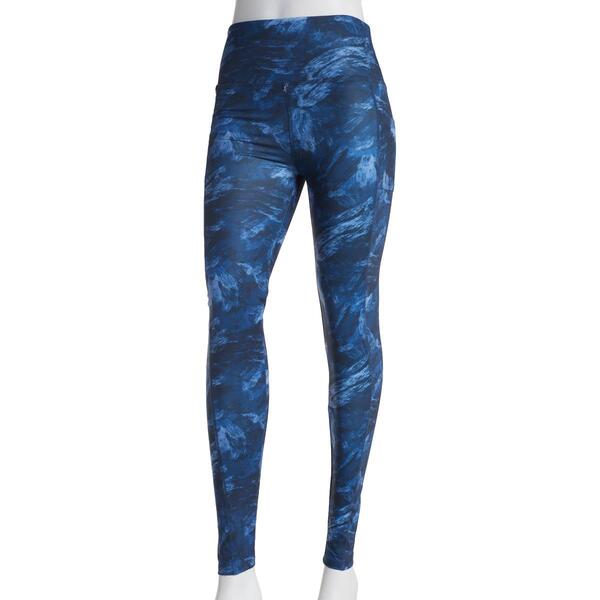 Womens Starting Point Abstract Yummy Leggings - Medium Blue - image 