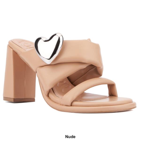 Womens Olivia Miller Lovey Dovey Slide Sandals