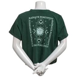 Juniors Attitude Not Included Radiate Positivity Crop Tee