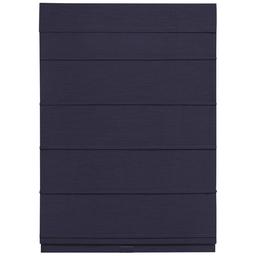 5in. Textured Fabric Cordless Roman Shades - Navy