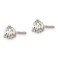 Pure Fire 14kt White Gold Certified 1/2ctw Lab Diamond Earrings - image 2