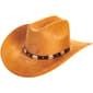 Womens Renshun Faux Suede Stud Brim Cowboy Hat - image 1